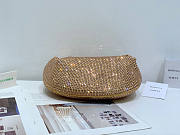 Bottega Veneta Mini Jodie Gold Crystal 23x28x8cm - 3