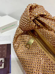 Bottega Veneta Mini Jodie Gold Crystal 23x28x8cm - 2