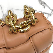 Bottega Veneta The Chain Cassette Caramel 26x18x8cm - 4