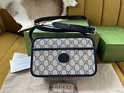 Gucci GG Should Bag Blue 22.5x14x7cm - 1