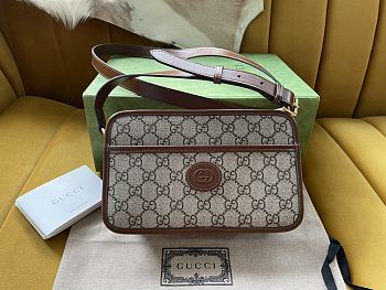 Gucci GG Should Bag Brown 22.5x14x7cm