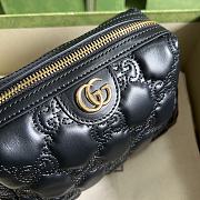 Gucci GG Matelassé Beauty Case Black 16x12.5x9cm - 3