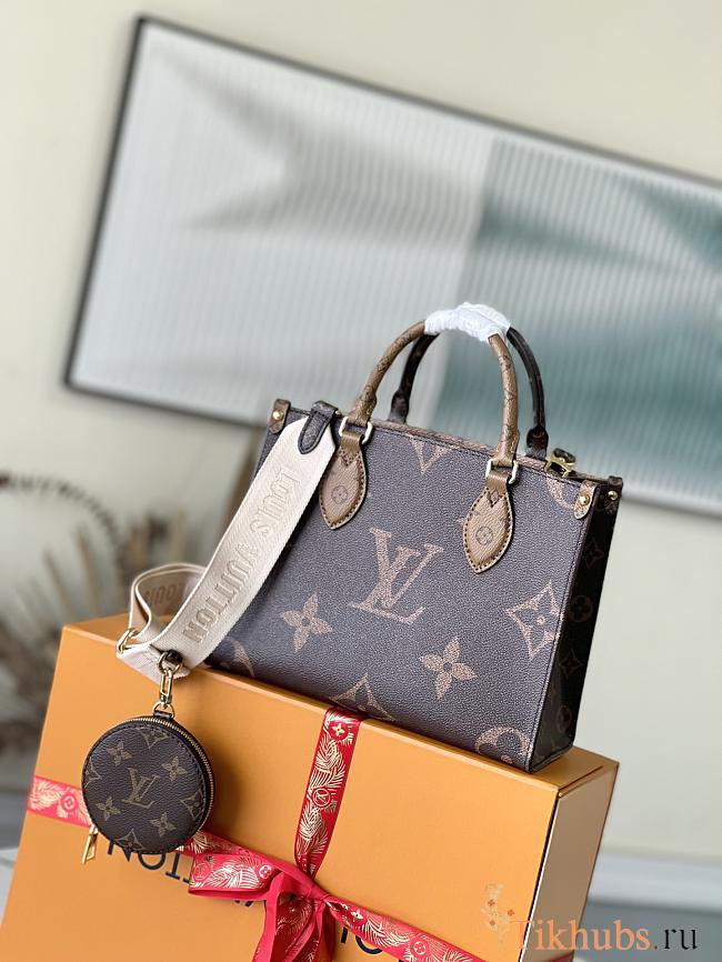 Louis Vuitton LV Onthego PM With Strap 25 x 19 x 11.5 cm - 1