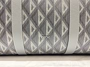 Dior Lingot 50 Bag Gray CD Diamond Canvas 50 x 25 x 21.5 cm - 3