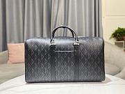 Dior Lingot 50 Bag Black CD Diamond Canvas 50 x 25 x 21.5 cm - 4