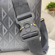 Dior Lingot 50 Bag Black CD Diamond Canvas 50 x 25 x 21.5 cm - 3