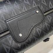 Dior Lingot 50 Bag Black CD Diamond Canvas 50 x 25 x 21.5 cm - 2