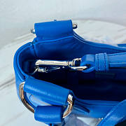 Prada Moon Padded Nappa-Leather Bag Blue 22.5x16x7.5cm - 4