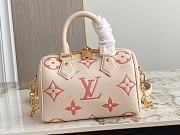 Louis Vuitton LV Speedy Bandouliere Bag 20 Cream Beige 20.5x13.5x12cm - 1