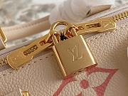 Louis Vuitton LV Speedy Bandouliere Bag 20 Cream Beige 20.5x13.5x12cm - 5