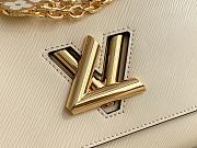 Louis Vuitton LV Twist MM White 23×17×9.5cm - 2