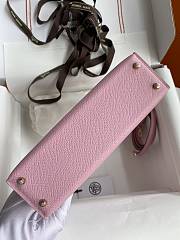 Hermes Kelly Pink Gold Epsom 19cm - 5