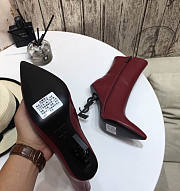 YSL Opyum Red Wine Boots - 5