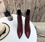 YSL Opyum Red Wine Boots - 4