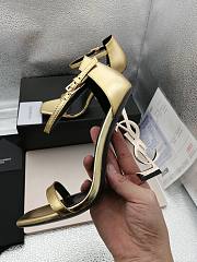 YSL Opyum Heels Patent Leather Gold Heel - 3