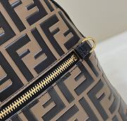 Fendi Mini Backpack Brown Leather 25x21x10cm - 6