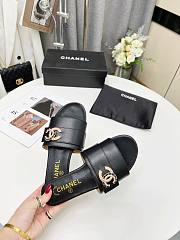 Chanel Black Slide Sandal  - 3