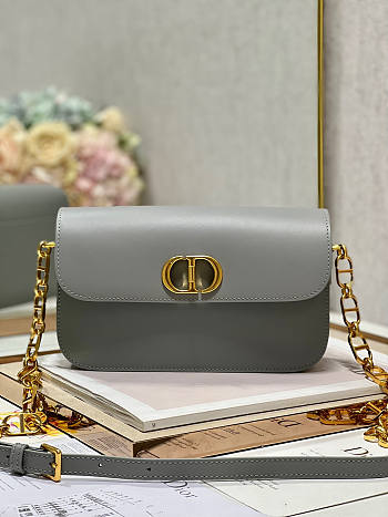 Dior 30 Montaigne Avanue Bag Grey 22.5 x 12.5 x 6.5 cm