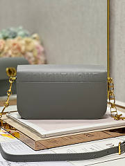 Dior 30 Montaigne Avanue Bag Grey 22.5 x 12.5 x 6.5 cm - 6