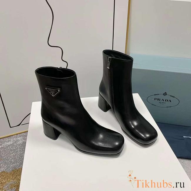 Prada Black Leather Boots - 1