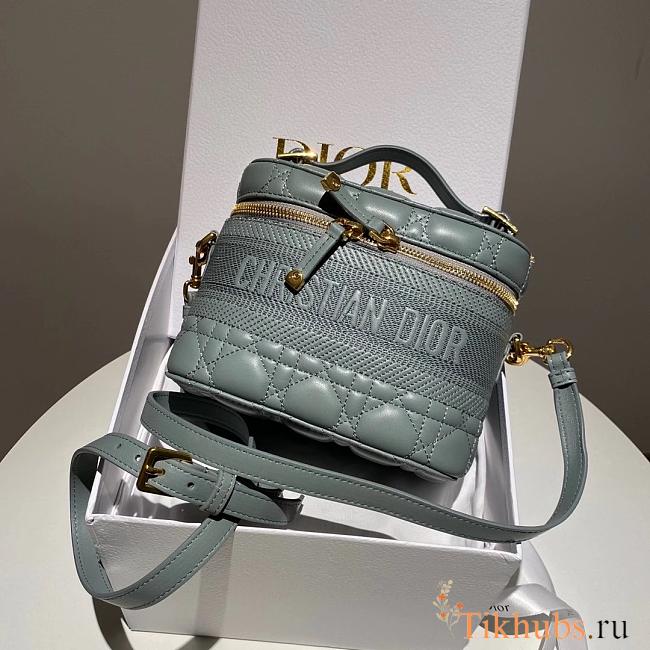 Dior Travel Vanity Case Small Gray 18.5 x 13 x 10.5 cm - 1