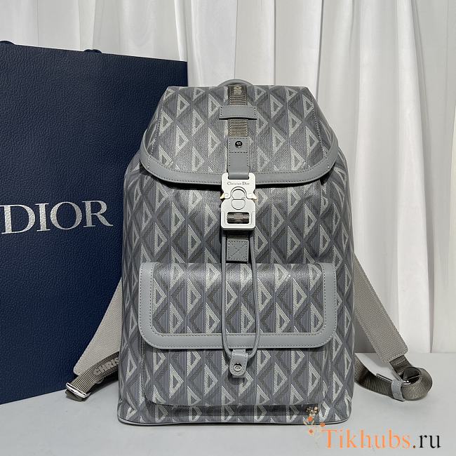 Dior Hit The Road Backpack Gray CD Diamond 38 x 45 x 19 cm - 1