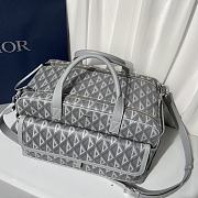Dior Hit The Road Pet Carrier Bag Gray CD Diamond 40 x 25 x 20 cm - 2