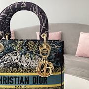 Dior Lady D-lite Blue Bag 24cm - 3