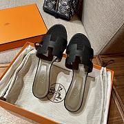 Hermes Black Sandals Heel - 2