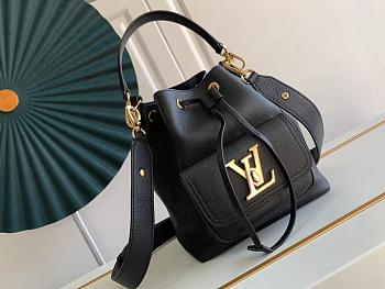 Louis Vuitton LV Lockme Bucket Black 23x23x16cm