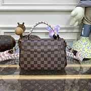 Louis Vuitton LV Braided Croisette Damier Ebene 25 x 17 x 9.5cm - 3