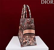 Dior Medium Book Tote Powder Pink Jardin Magique 36 x 27.5 x 16.5 cm - 6