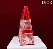 Dior Medium Book Tote White and Red Bandana 36 x 27.5 x 16.5 cm - 6