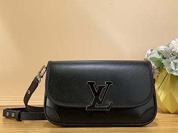 Louis Vuitton LV Buci Bag Black 24.5 x 15.5 x 9 cm  