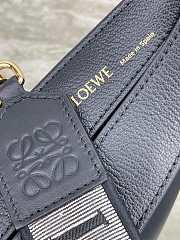 Loewe Luna Bag In Satin Calfskin And Jacquard Black 27x29.5x8cm - 2