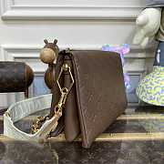 LV Coussin PM Taupe Bag 26x20x12cm - 5