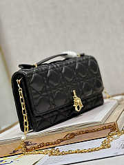  Dior Mini Miss Bag Cannage Lambskin Black 21 x 11.5 x 4.5 cm - 5