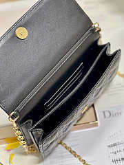  Dior Mini Miss Bag Cannage Lambskin Black 21 x 11.5 x 4.5 cm - 3