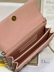 Dior Mini Miss Bag Cannage Lambskin Pink 21 x 11.5 x 4.5 cm - 5