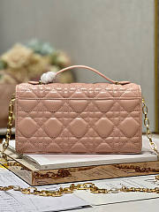 Dior Mini Miss Bag Cannage Lambskin Pink 21 x 11.5 x 4.5 cm - 2