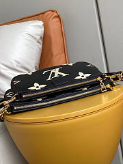 LV Multi Pochette Accessoires Black/Beige 25x14.5x4.5cm - 5