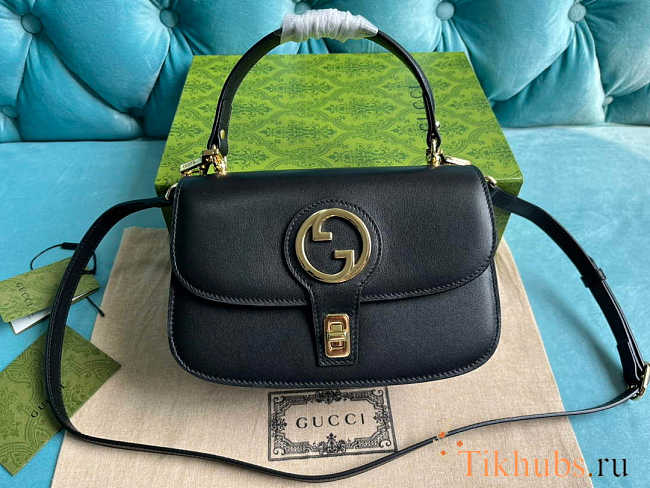 Gucci Blondie Top-handle Bag Black 23 x 15 x 11cm - 1