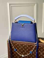 Louis Vuitton LV Capucines BB Handbag Blue 27 x 18 x 9 cm - 1