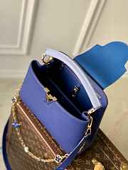 Louis Vuitton LV Capucines BB Handbag Blue 27 x 18 x 9 cm - 6