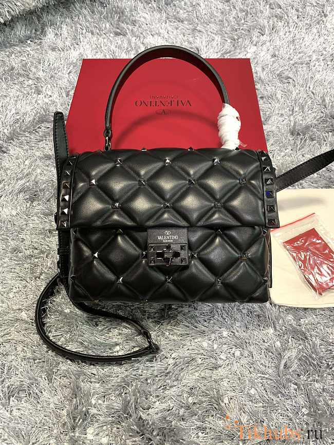 Valentino Candystud Garavani Black 23×11×17cm - 1