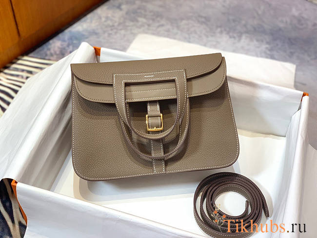 Hermes Halzan 25 Grey 25x7.9x17cm - 1