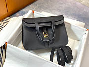 Hermes Halzan 25 Black 25x7.9x17cm - 1