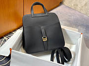 Hermes Halzan 25 Black 25x7.9x17cm - 5