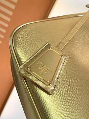 Prada Logo Plaque Zipped Shoulder Bag 23x17x6.5cm - 5