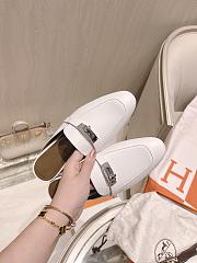 Hermes Oz Mule 'Blanc' White - 2